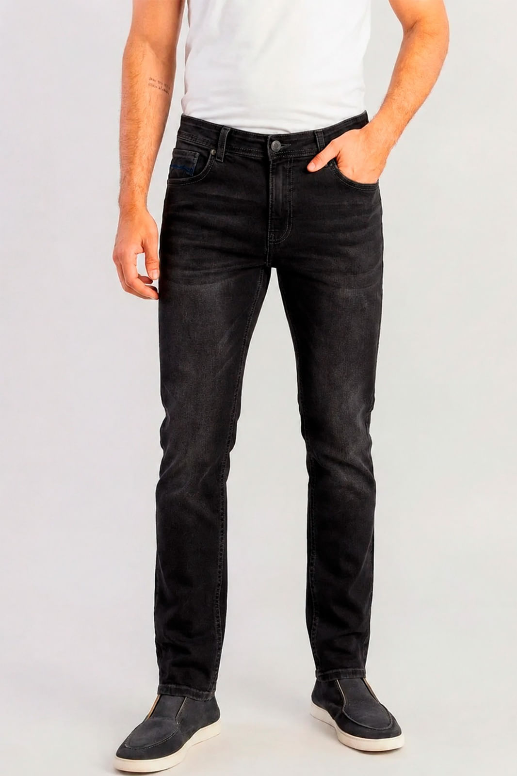 Calça Jeans Slim Black - Preto